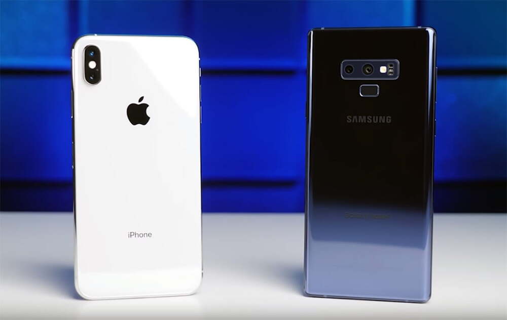 iphone xs max vs galaxy note 9