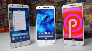 Moto X4 için Android 9.0 Pie