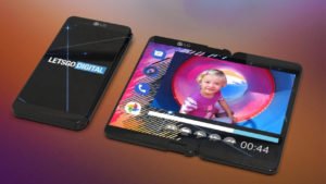 LG katlanabilir telefon