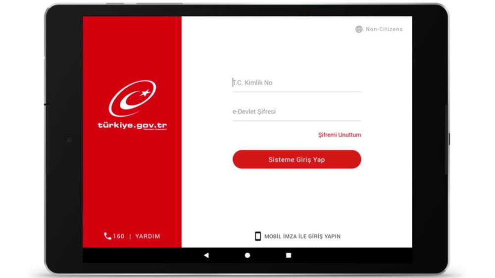 E-Devlet abonelik uygulaması
