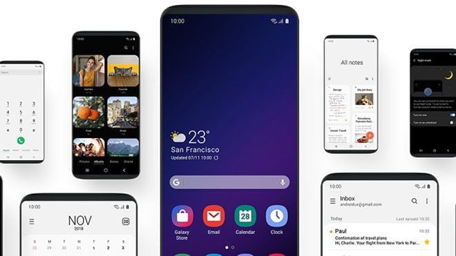 Galaxy S8 ve Note 8 için Android 9.0 Pie