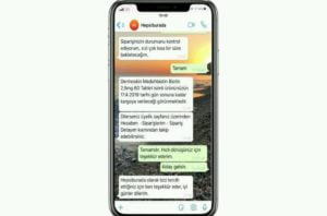hepsiburada whatsapp uzerinden musteri hizmeti