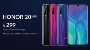 Honor 20 Lite Avrupa fiyatı belli oldu 19 honor 20 lite