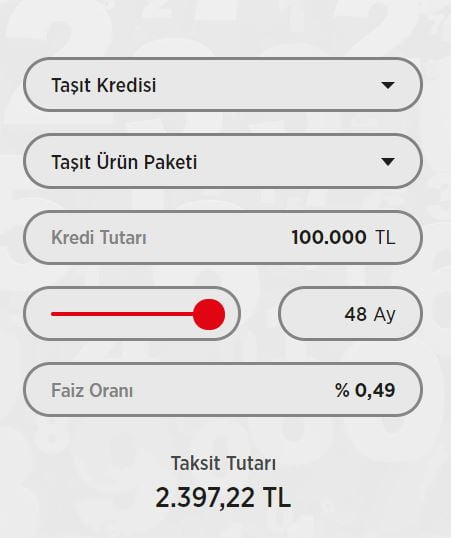 yerli otomobiller kredi