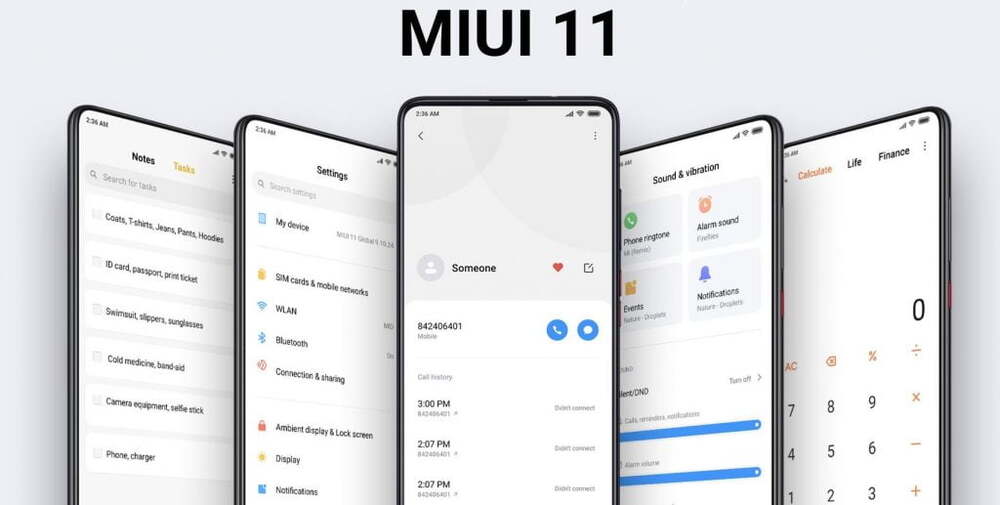 MIUI 11 alacak Xiaomi modelleri