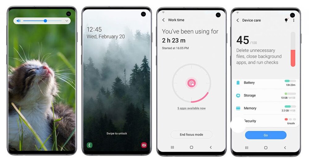 Galaxy S10 için Android 10