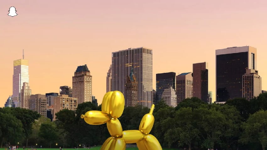 Snapchat artırılmış gerçeklik gözlükleri