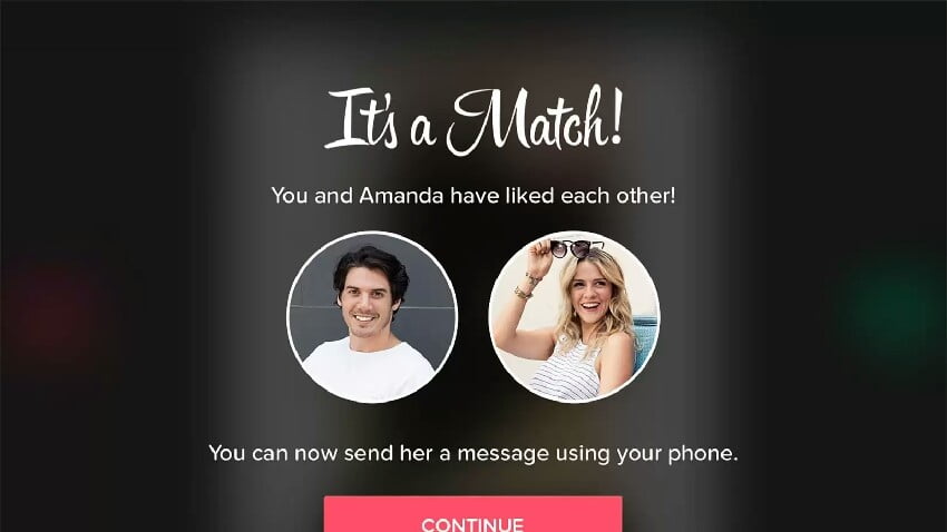 Tinder eşleşmeden konuşma