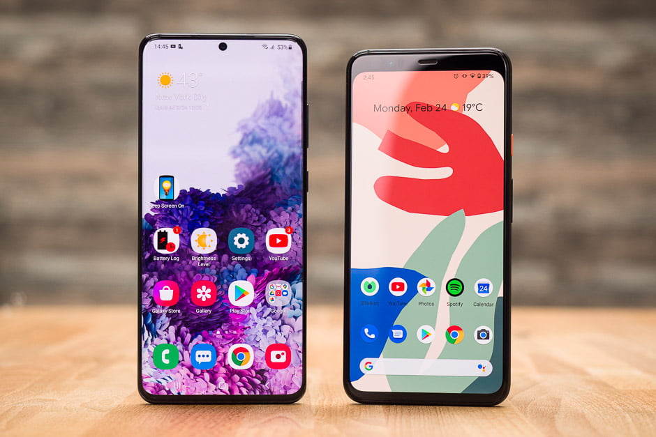 Samsung Galaxy S20 Ultra vs Google Pixel 4 XL