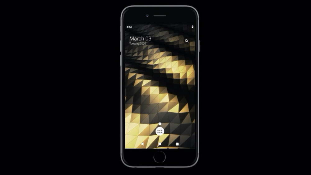 iPhone üzerinde Android