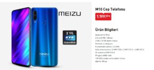 Bimde satılan Meizu M10