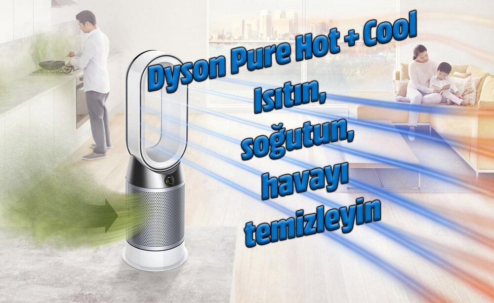 Dyson Pure Hot + Cool ısıtma, soğutma ve hava temizleme makinesi 1 ko1