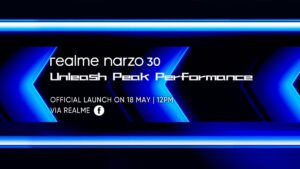 Realme Narzo 30, Helio G95 SoC ve üçlü kamera ile 18 Mayıs'ta geliyor 29 Realme Narzo 30, Helio G95 SoC ve üçlü kamera ile 18 Mayıs'ta geliyor
