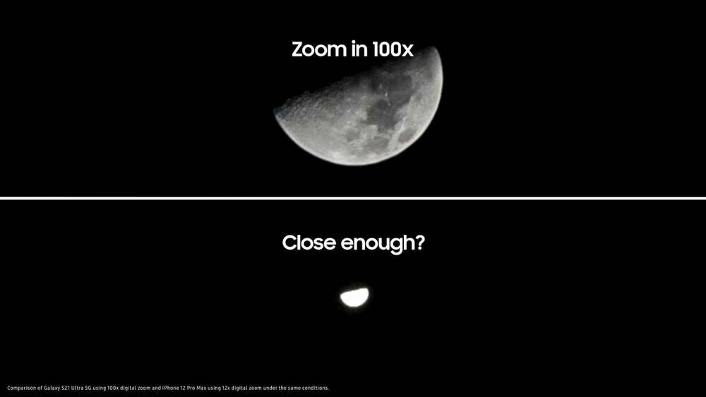 Samsung TV reklamları Apple iPhone 12 Pro Max Kamera ile alay ediyor