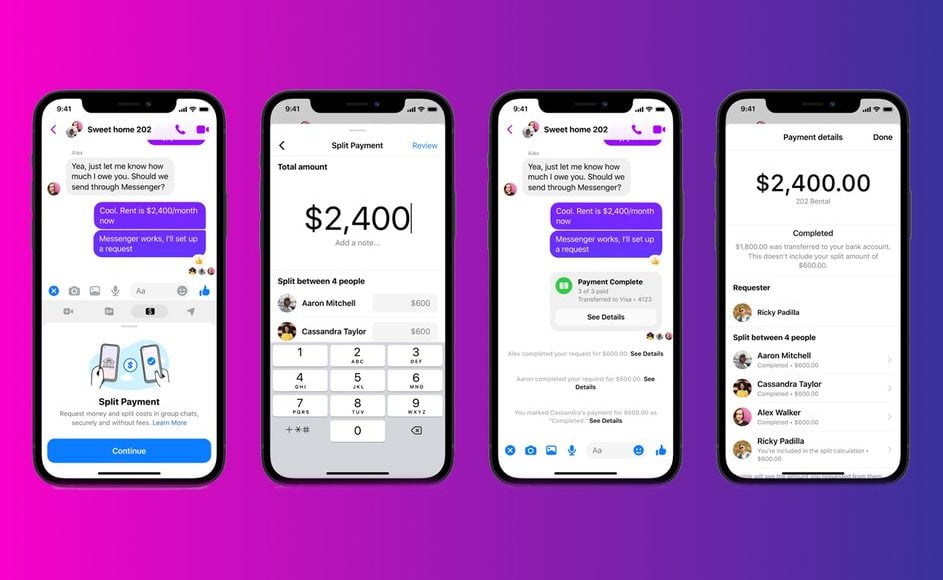 Facebook Messenger Alman usulü ödeme yöntemini başlattı