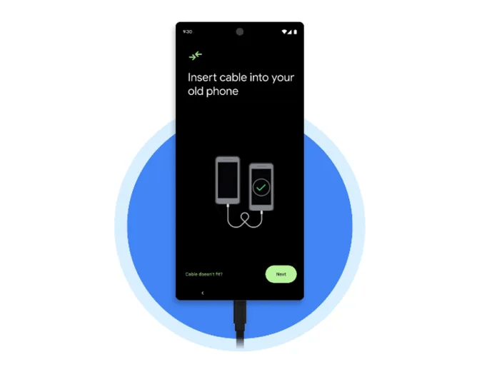 Google iOS'tan Android'e Geç uygulaması tüm Android 12 cihazlara taşıyor