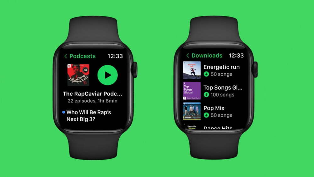 Spotify, WatchOS uygulamasını güncelledi