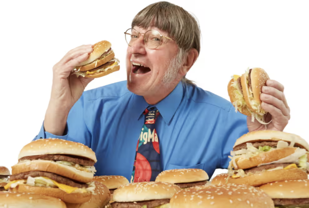 Hayatı boyunca 34.000 Big Mac yiyen adam rekor kitabına girdi