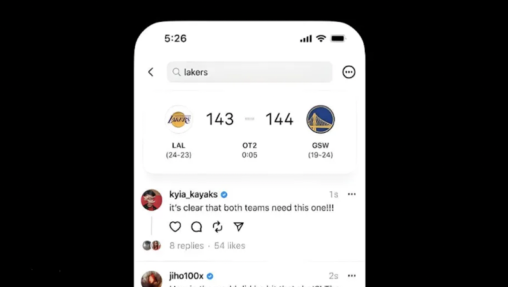 Threads, canlı spor olaylarına da giriyor!