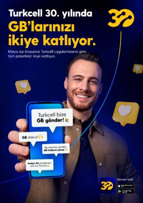 Turkcell 30. Yılında GB’ları İkiye Katlıyor 36 Turkcell