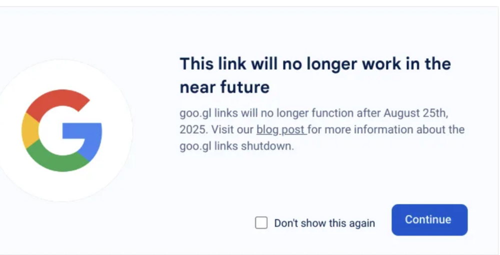 Google gelecek yıl goo.gl kısaltıcı bağlantılarını kapatacak
