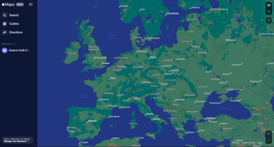 Apple Maps artık Windows ve Linux için kullanılabilir 1 apple maps 1