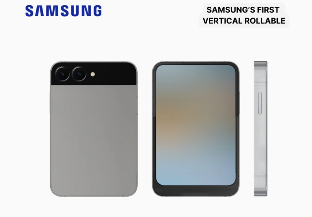 Samsung working on a rollable phone US design patent suggests