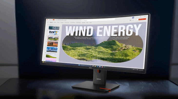 Lenovo'nun Yeni Thinkvision T34WD-40 Monitörü 385 Dolardan Satışta 24 Lenovo Monitör