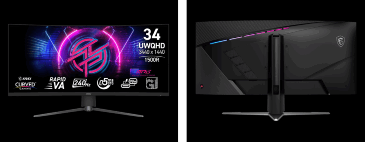 MSI Yeni Kavisli Oyuncu Monitörü MPG 346CQRF X24’ü Satışa Sundu 7 MSI Monitör-2