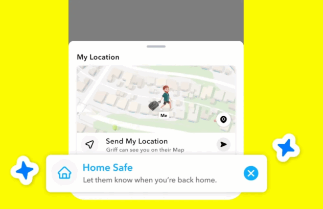 Snapchat’ten Güvenli Eve Dönüş Uyarısı: "Home Safe" Özelliği Kullanıma Sunuldu 10 s3