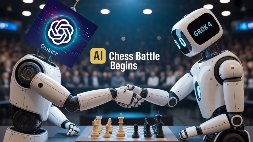 OpenAI o3, xAI Grok 4’ü Yapay Zeka Satranç Turnuvasında 4-0’la Yendi 1 Grok and ChatGPT battle it out