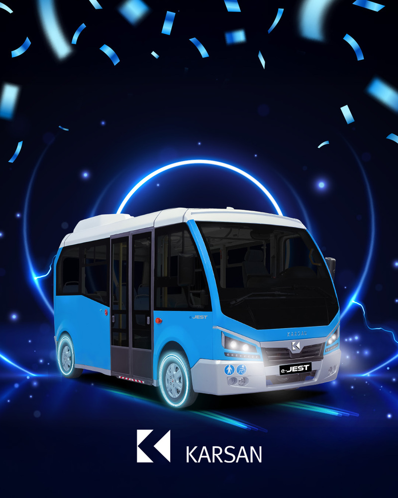 Karsan e-JEST, CATP’nin Referans Gösterdiği Elektrikli Minibüs Oldu! 1 e-JEST