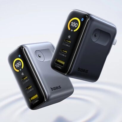 Baseus PicoGo 100W Tanıtıldı: Üç Cihazı Aynı Anda Şarj Eden Akıllı Adaptör 20 csm Baseus Picogo 100W charger with display 67e41ef614