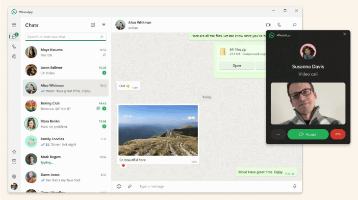 WhatsApp’ın Windows 11 Uygulaması WebView Yapısına Geçti 41 WhatsApp