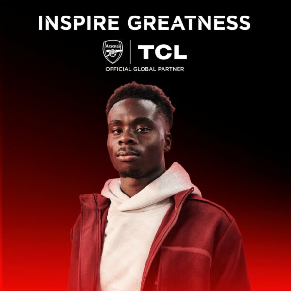 Arsenal’in Yıldız Futbolcusu Bukayo Saka, TCL’in Yeni Marka Elçisi Oldu 2 Arsenal’in Yıldız Futbolcusu Bukayo Saka, TCL’in Yeni Marka Elçisi Oldu