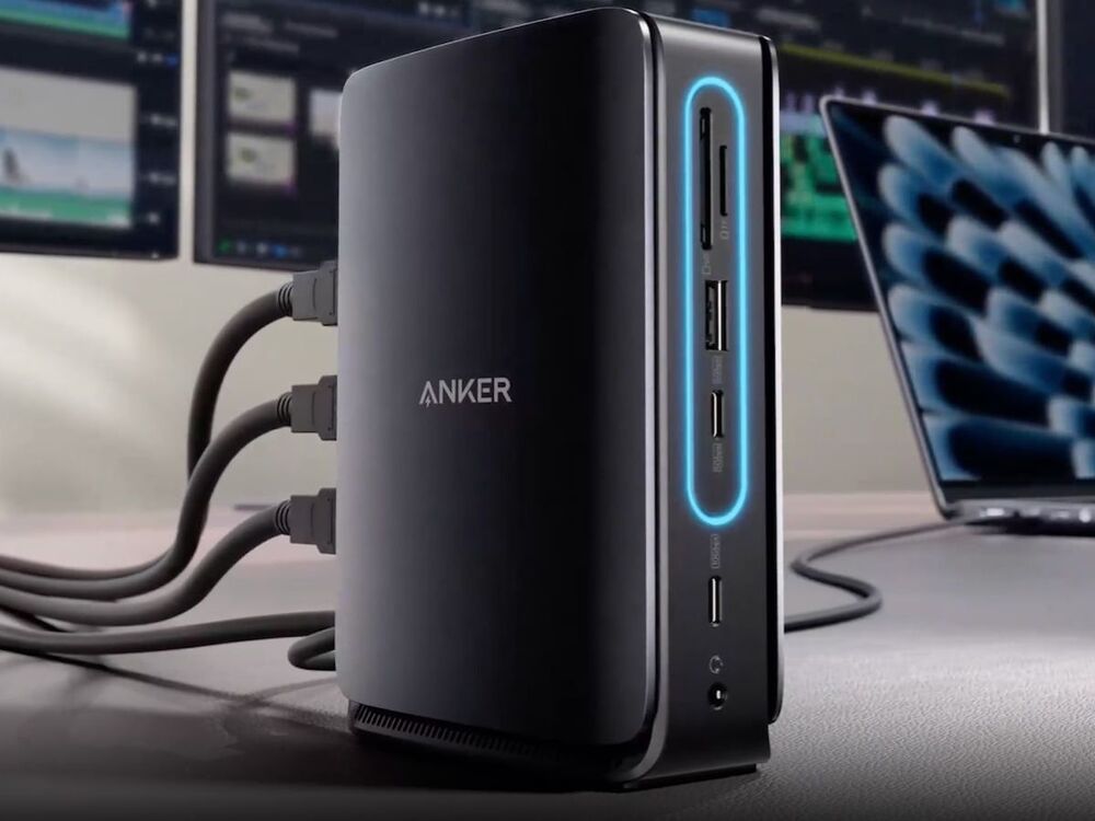 Anker Nano Docking Station 13 in 1 Triple Display Built In Removable Hub Europe