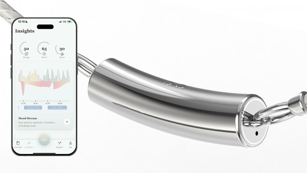 Nirva Necklace and Nirva Bracelet with emotion tracker for mindful living teased at CES 2026 b