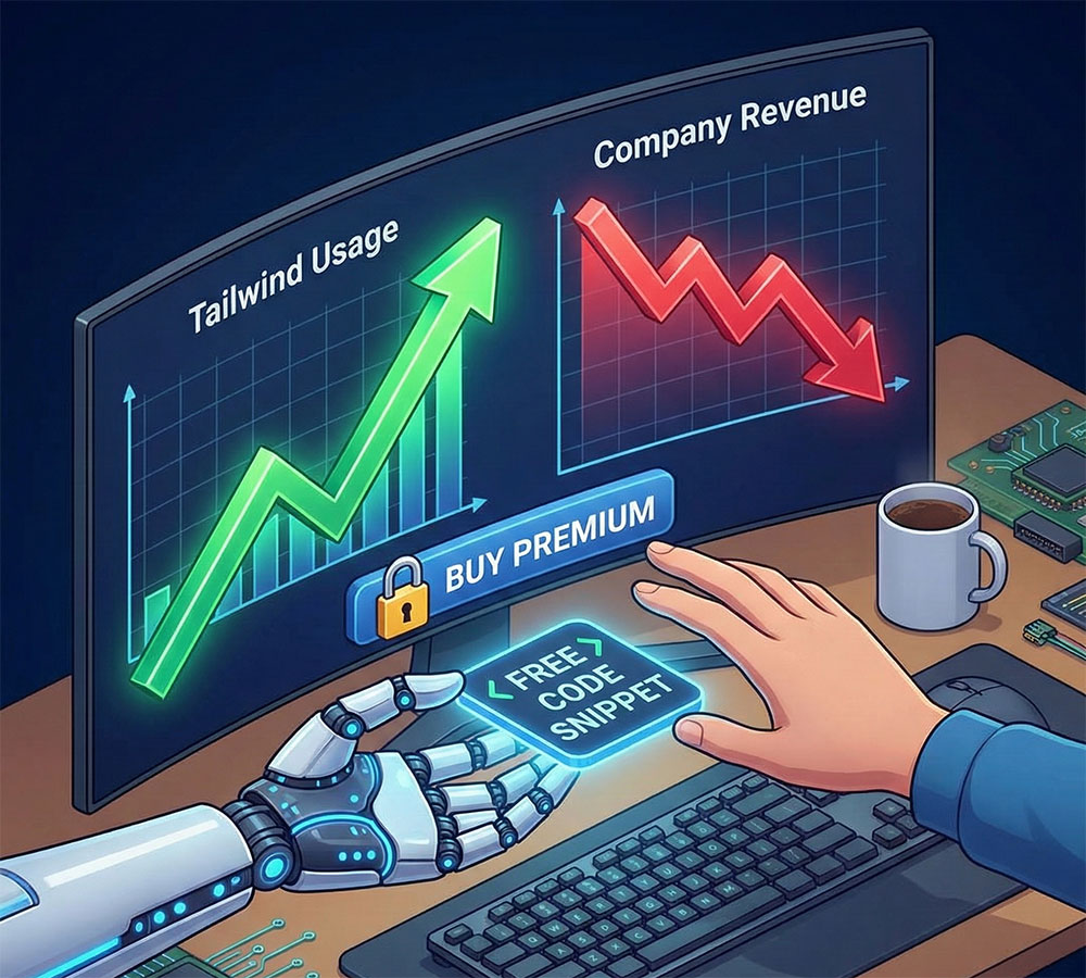 Yapay Zeka Tailwind’i Vurdu! Kasa Boşalırken Ekibin Yarısından Fazlası Gitti 1 tailwind 2