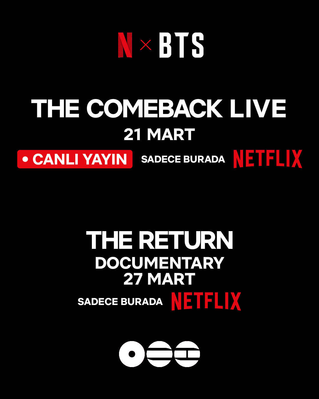 BTS THE COMEBACK LİVE VE BELGESEL FİLMİNİ DUYURDU