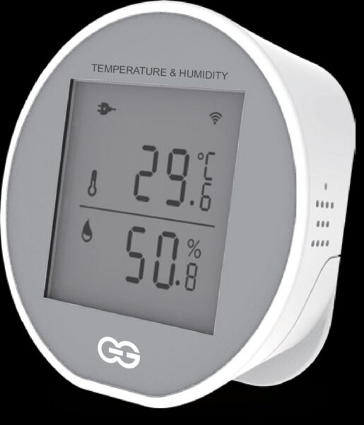  Yaşam alanlarındaki sıcaklık ve nem dengesini sürekli kontrol altında tutmaya yardımcı olan Günsan Akıllı Wifi Sıcaklık & Nem Sensörü, konforlu ve sağlıklı ortamlar yaratılmasını destekliyor. Kullanıcılara uzaktan takip imkanı sunarak ortam koşullarının her an izlenebilmesini sağlıyor.