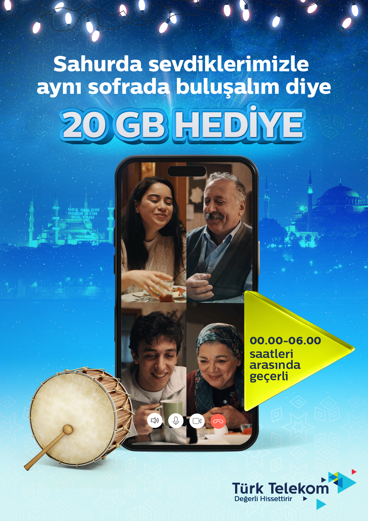 Türk Telekom’dan Ramazan’da 20 GB hediye