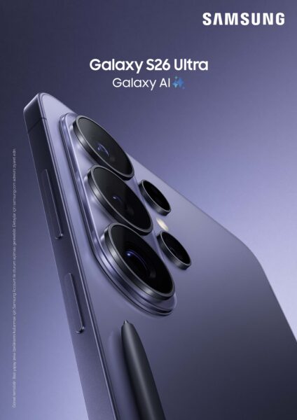  Galaxy S26 serisinde güçlü donanım, Samsung’un en iyi kamera sistemi ve sezgisel yapay zekâ deneyimleri ile bir araya gelerek günlük işleri hiç olmadığı kadar kolaylaştırıyor.