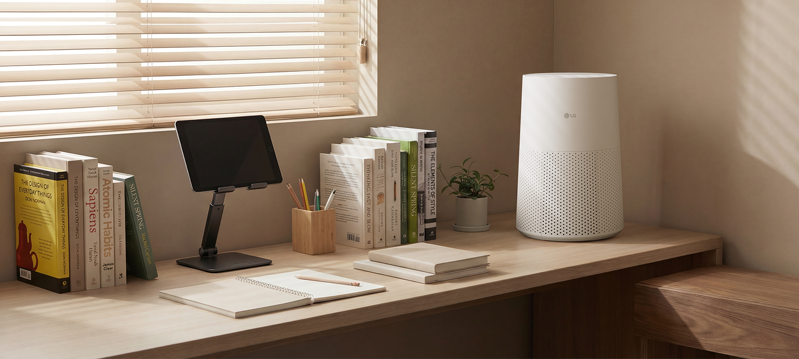 LG PURICARE AEROMINI : KOMPAKT TASARIMIYLA GÜÇLÜ HAVA TEMİZLEME