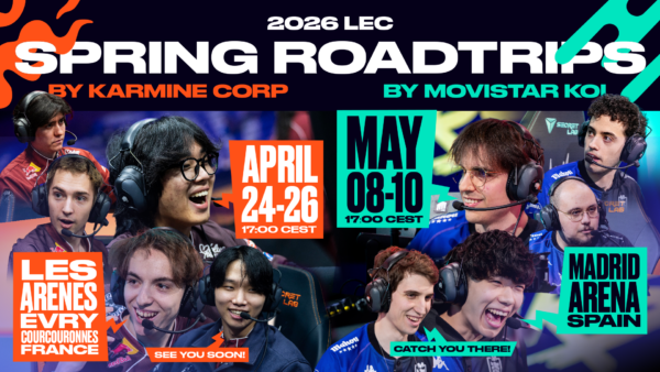 2026 LEC Roadtrip Bahar Mevsimi başlıyor 2 2026 LEC Roadtrip Bahar Mevsimi başlıyor