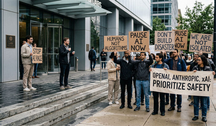 Yapay Zeka Devleri OpenAI, Anthropic ve xAI Protesto Edildi