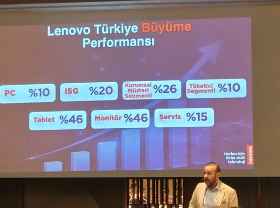 Yapay zeka odaklı büyüme stratejisi ve uçtan uca teknoloji portföyüyle dikkat çeken Lenovo, 2025 yılında Türkiye PC pazarındaki liderliğini sürdürdü. IDC verilerine göre toplam pazarda %24,4 paya ulaşan şirket, tüketici, ticari ve kurumsal segmentlerin tamamında dengeli ve güçlü performans sergiledi. Lenovo, 2026 dönemine hibrit yapay zeka, altyapı çözümleri ve sürdürülebilir büyüme odağıyla giriyor.
