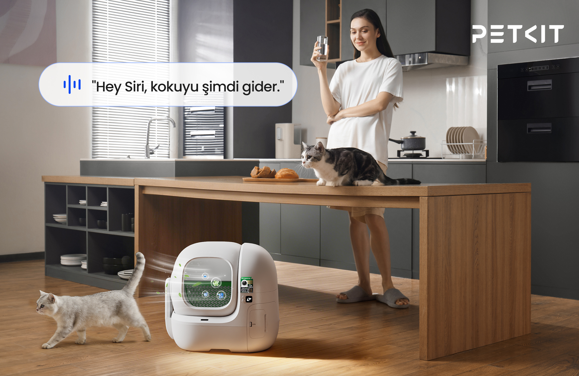 PETKIT, iOS’ta Siri Sesli Komut Desteğini Kullanıma Sundu 1 PETKIT,