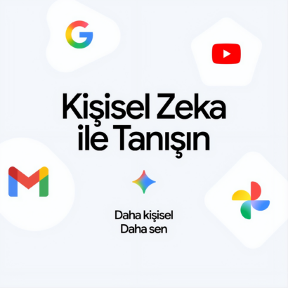 Gemini ile "Kişisel Zeka" Dönemi Başlıyor 13 Gemini’ın "Kişisel Zeka" özelliği, kullanıcıların Google uygulamalarındaki verilerini güvenle entegre ederek, tamamen kişisel bağlama uygun, özel yanıtlar üreten yeni bir yapay zeka dönemini başlatıyor. Kişisel Zeka, Türkiye’deki kullanıcılara sunulmaya başlanıyor.