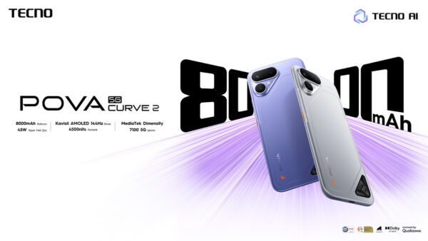  8000mAh “Ultra İnce” Performans Canavarı TECNO POVA Curve 2 5G  Satışa Açıldı!