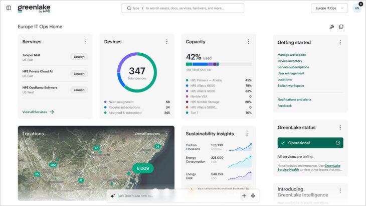 HPE Yeni GreenLake İnovasyonlarını Duyurdu